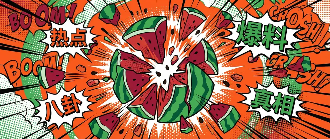 黑料吃瓜 今日头瓜爆炸漫画横幅